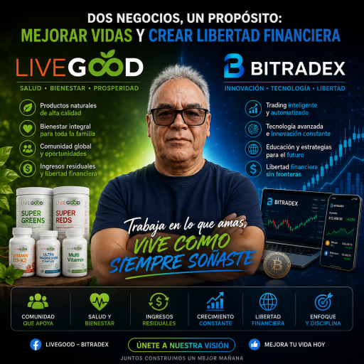 💚🤖 LiveGood + Bitradex AI